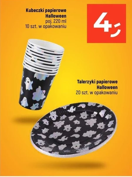 Kubki papierowe Halloween