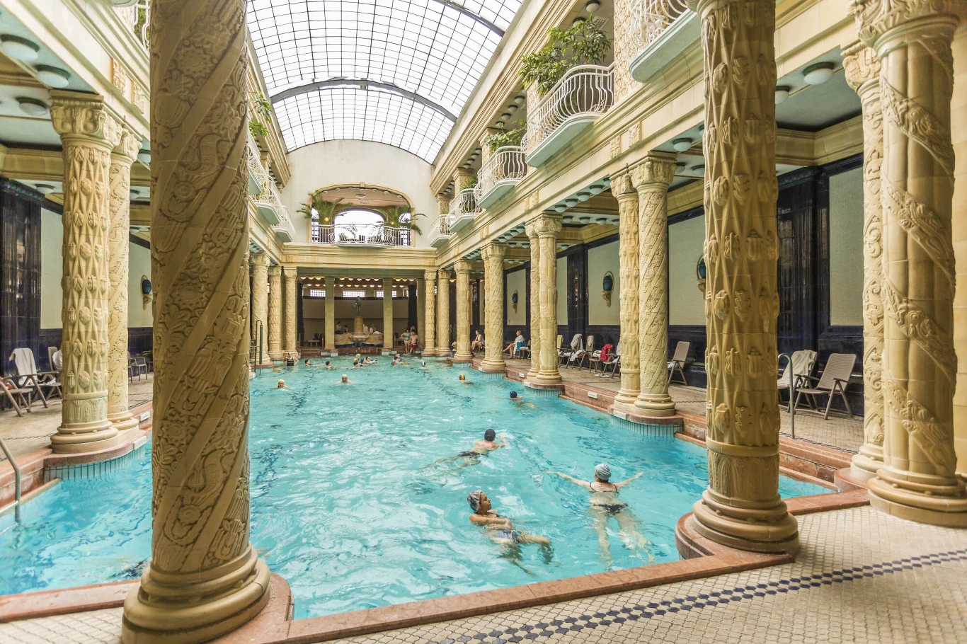 Łaźnie Gellérta na Węgrzech Łaźnie Gellérta na Węgrzech