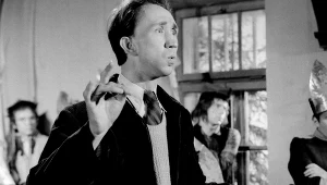 Wojciech Cacko-Zagórski w scenie z filmu "Kalosze szczęścia"
