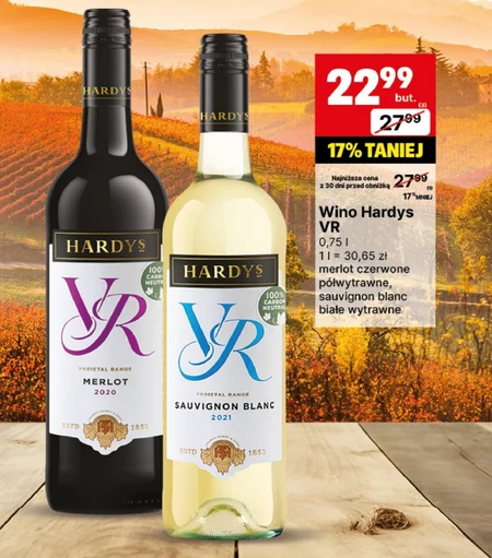 Wino półwytrawne Hardys