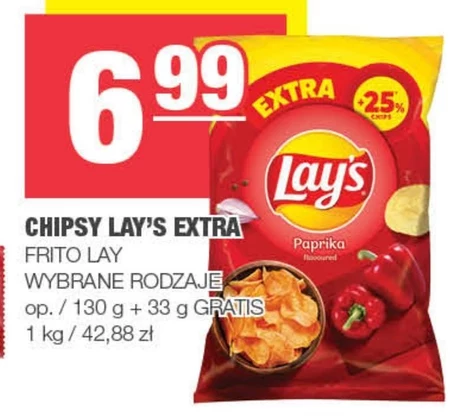 Lay's Chipsy ziemniaczane o smaku papryki 160 g