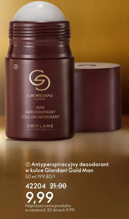 Deodorant Giordani Gold