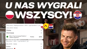 Kibice ograli bukmachera Superbet. Wygrali wszyscy, którzy obstawili mecz Polaków z Chorwacją