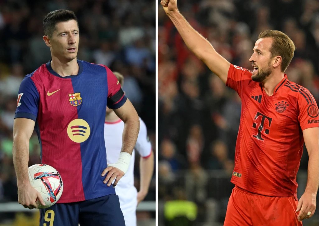 Harry Kane regularnie bije w Bundeslidze kolejne rekordy strzeleckie należące do Roberta Lewandowskiego