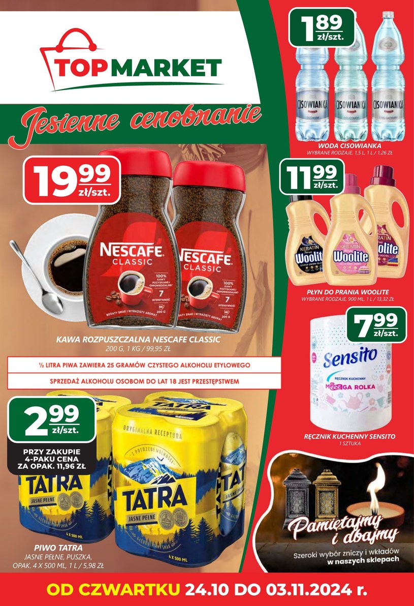 Gazetka promocyjna Top Market - ważna od 24. 10. 2024 do 03. 11. 2024