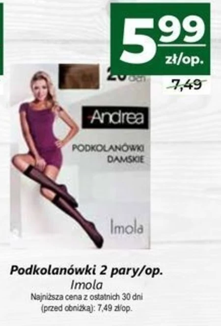 Podkolanówki Andrea