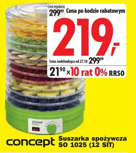 Suszarka do żywności Concept