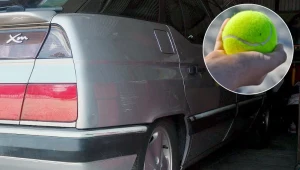 Zawsze trzymam piłeczkę tenisową w garażu. Chroni mnie przed niechcianymi wydatkami
