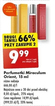 Perfumetki Miraculum taniej w Biedronce Perfumetki Miraculum taniej w Biedronce