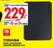 Dysk zewnętrzny Toshiba