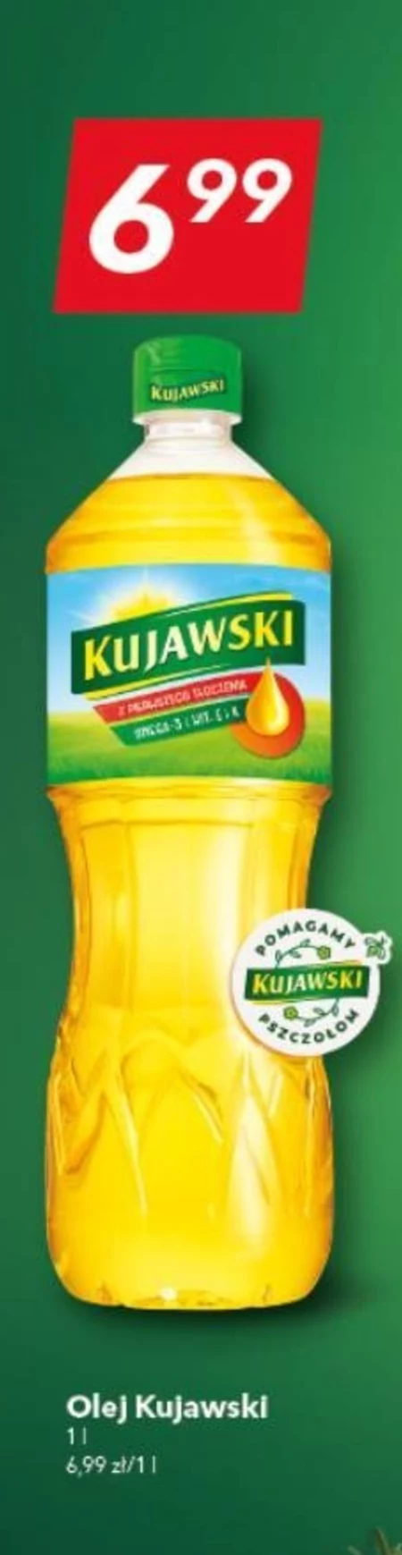 Kujawski Olej rzepakowy z pierwszego tłoczenia 1 l