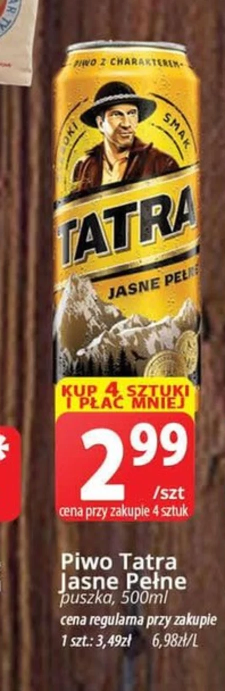 Tatra Piwo jasne pełne 500 ml