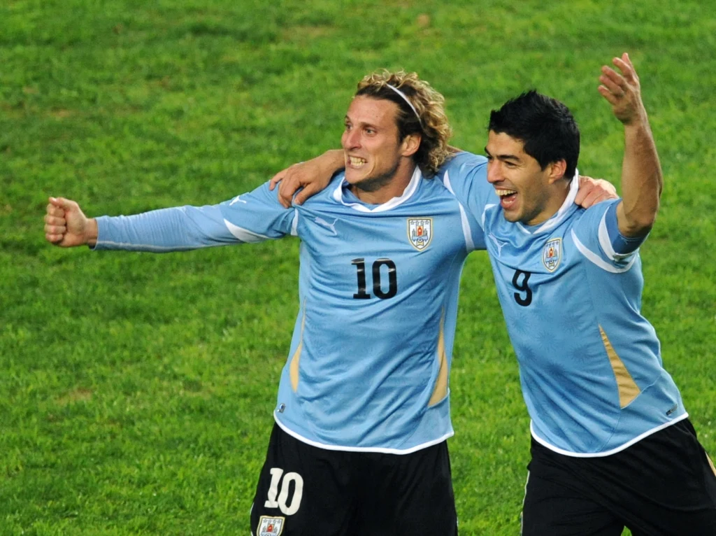 Diego Forlan i Luis Suarez