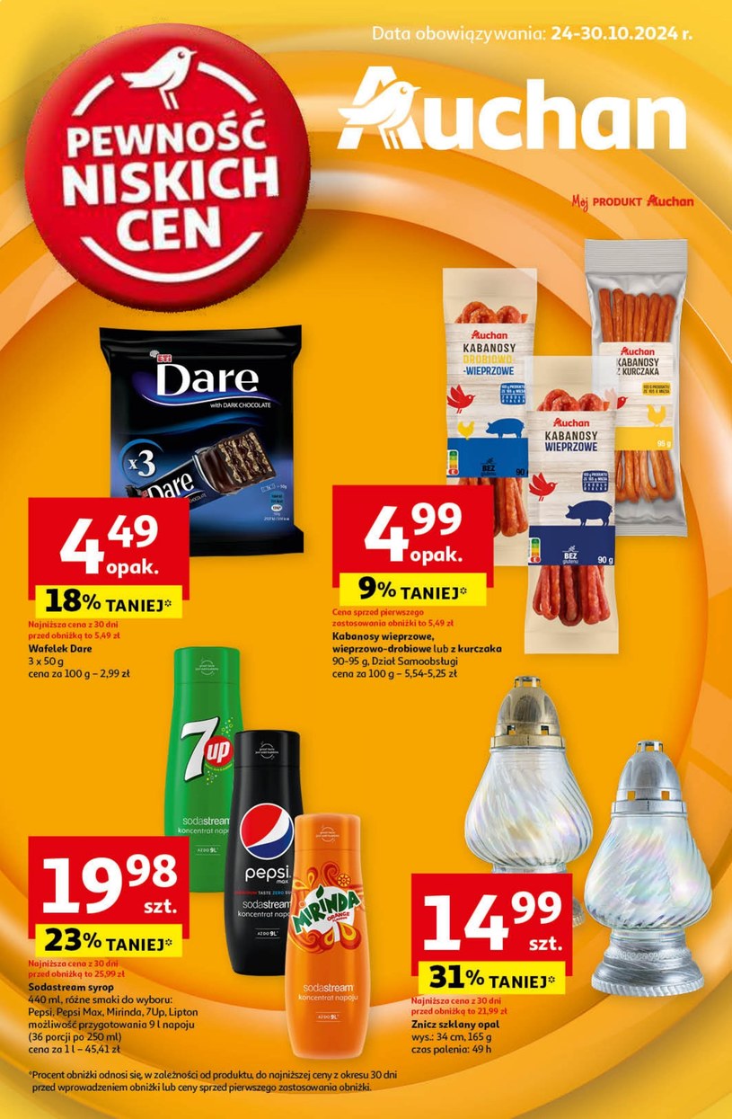 Gazetka promocyjna Auchan Hipermarket - ważna od 24. 10. 2024 do 30. 10. 2024