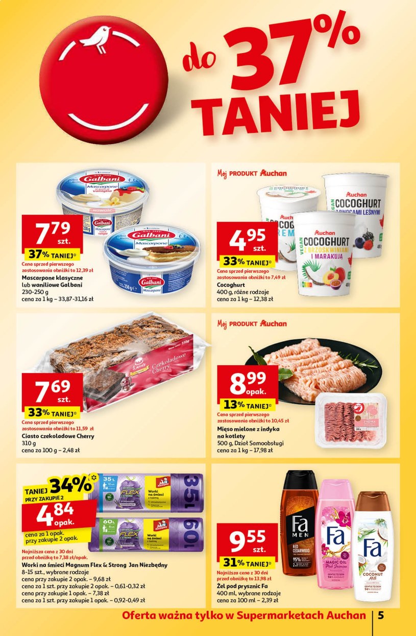 Gazetka: Obniżki, które zadowolą każdego - Auchan - strona 5