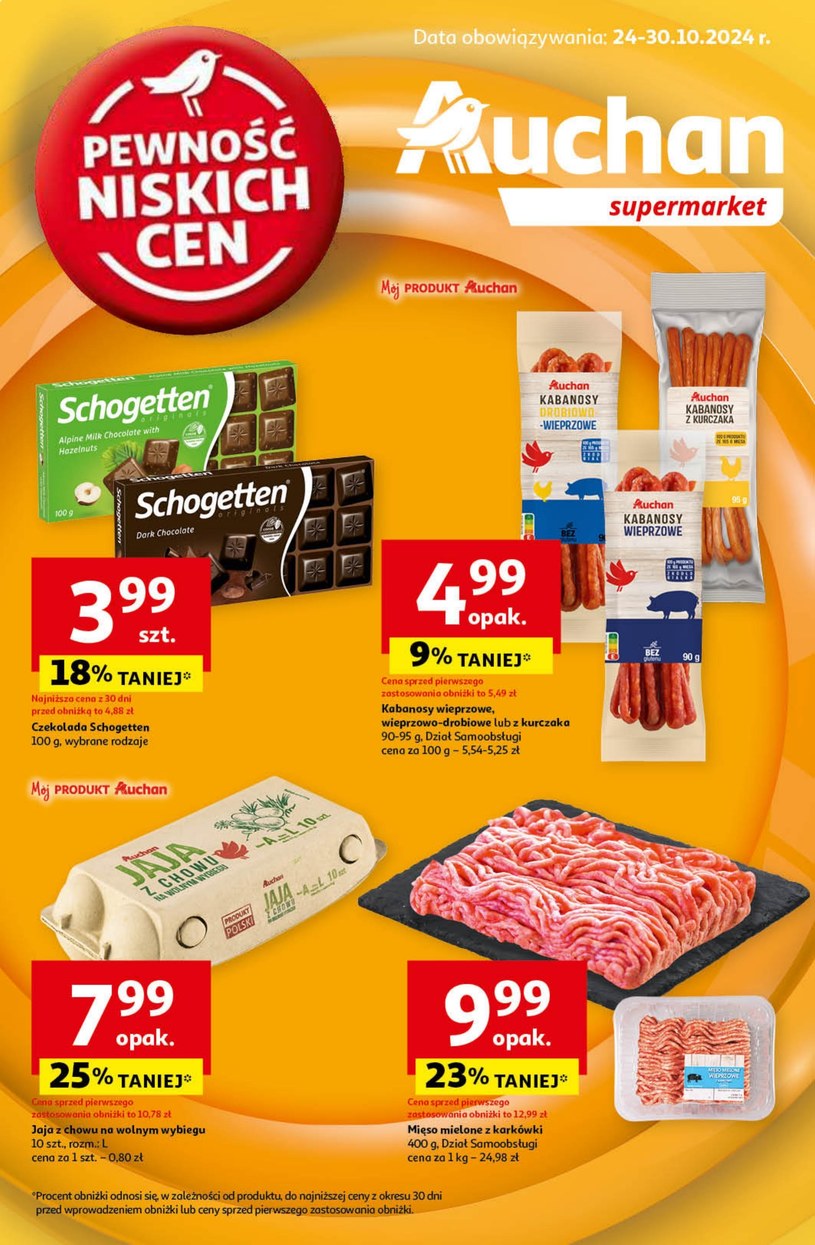 Gazetka promocyjna Auchan Supermarket - wygasła 1 dni temu