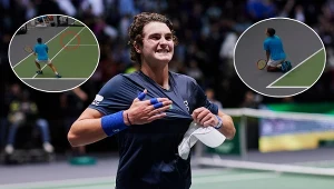 Piłka meczowa, to miał być aut. Majchrzak padł na kolana. As mistrza US Open