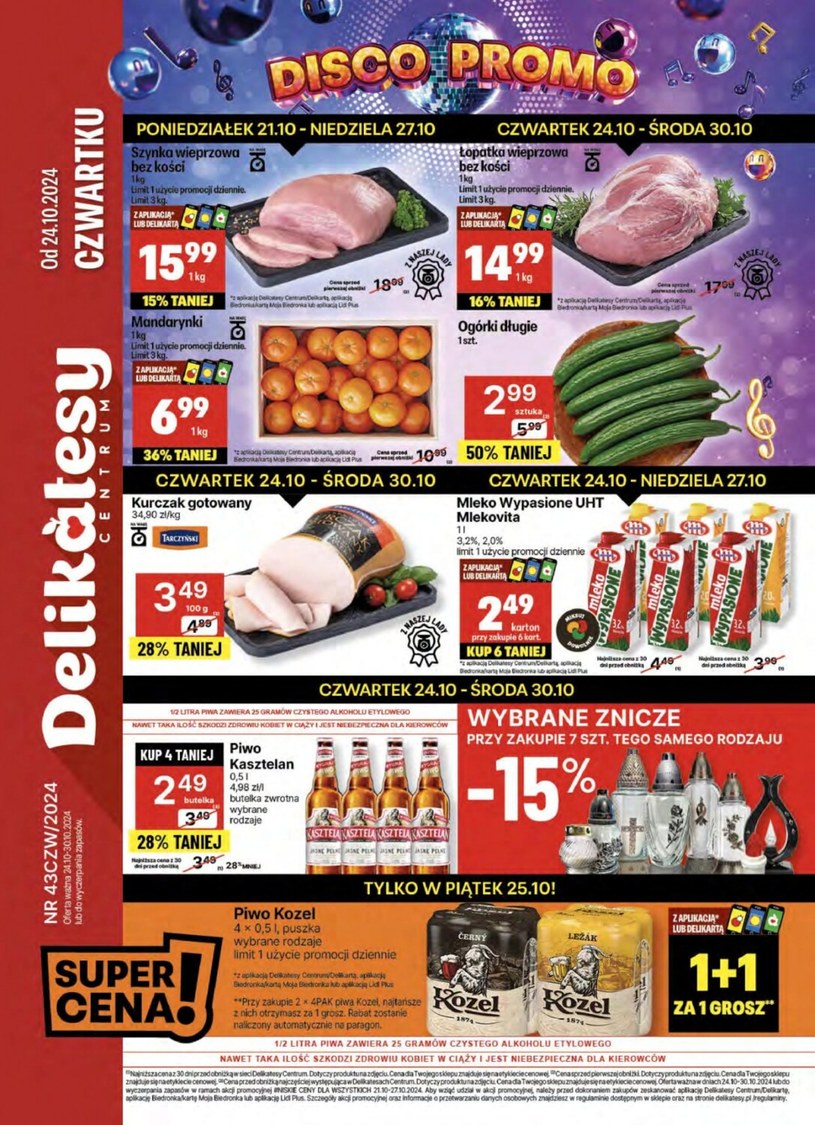 Gazetka: Super cena w Delikatesach Centrum!  - strona 1