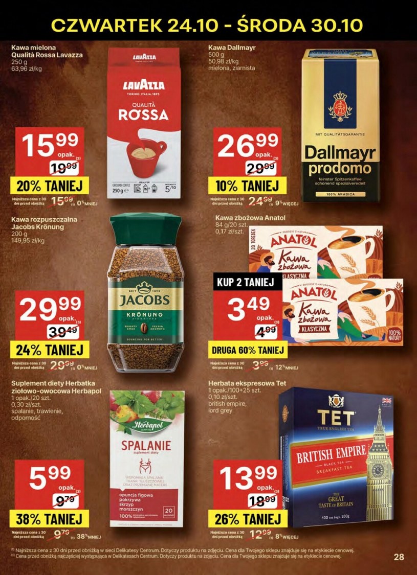 Gazetka: Super cena w Delikatesach Centrum!  - strona 28