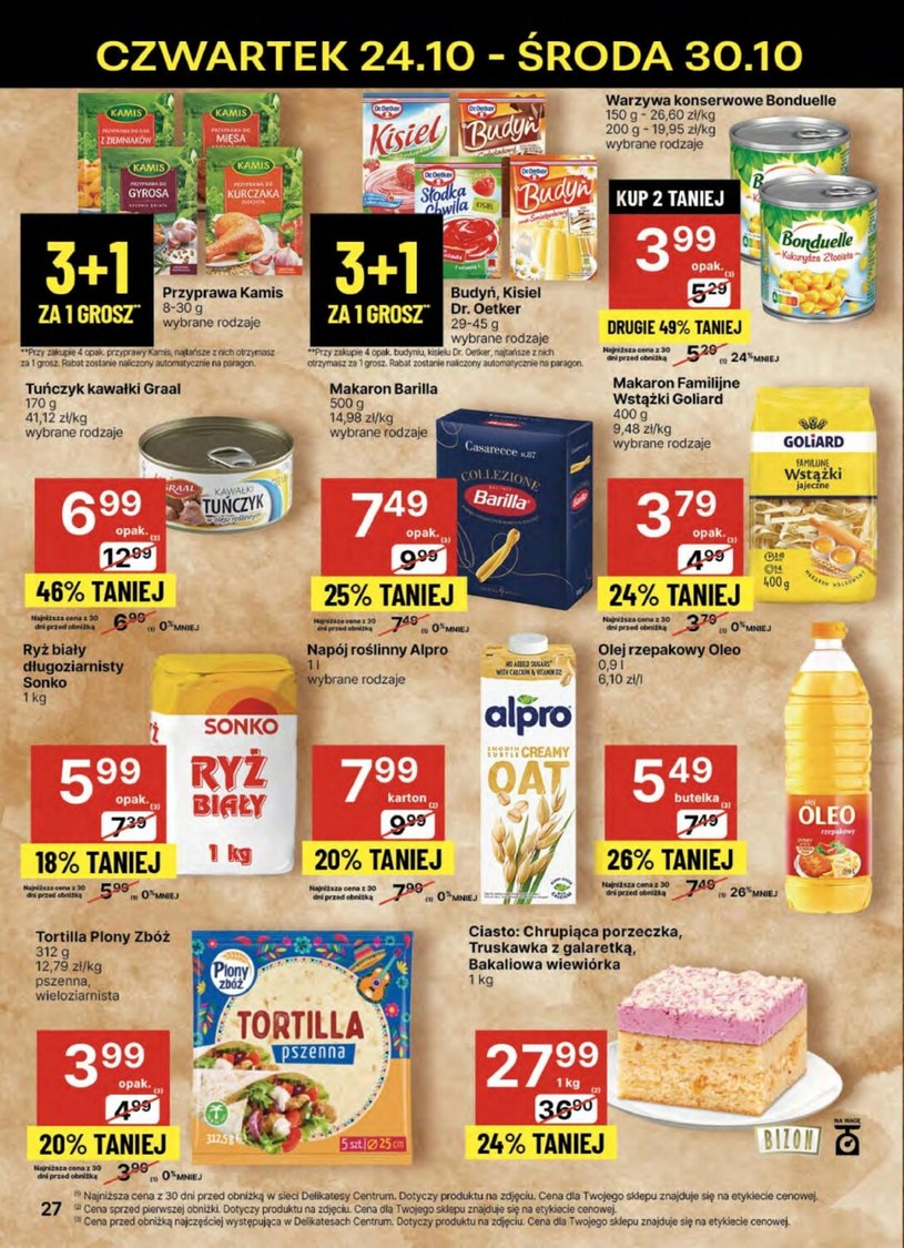 Gazetka: Super cena w Delikatesach Centrum!  - strona 27