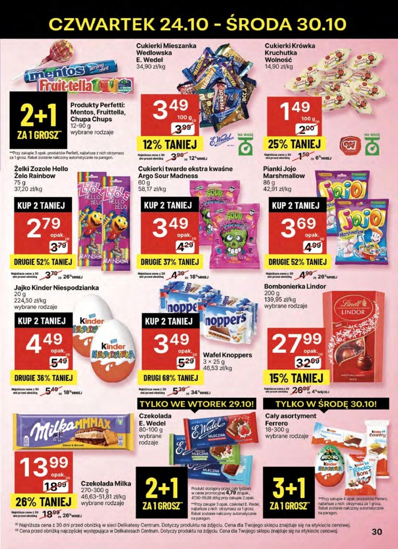 Gazetka: Super cena w Delikatesach Centrum!  - strona 30