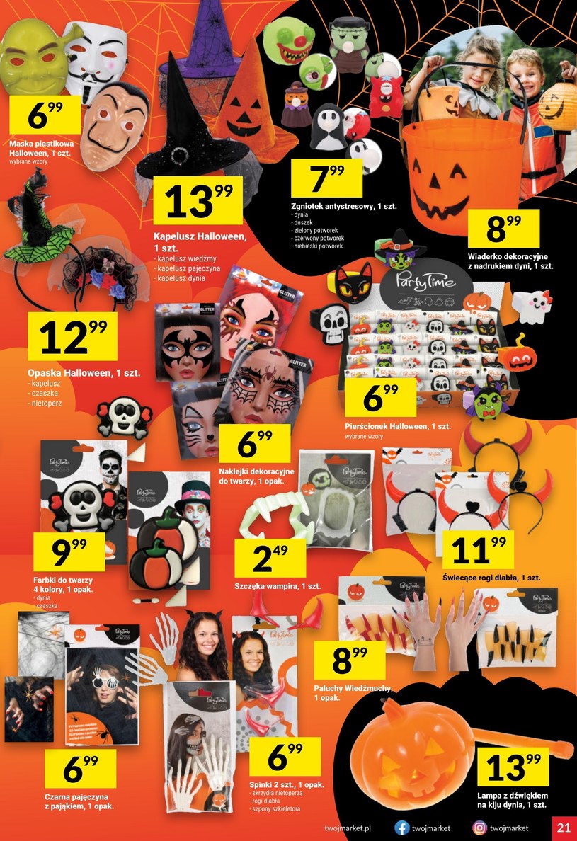 Gazetka: Okazje na Halloween i Święto Zmarłych w Twój Market - strona 21