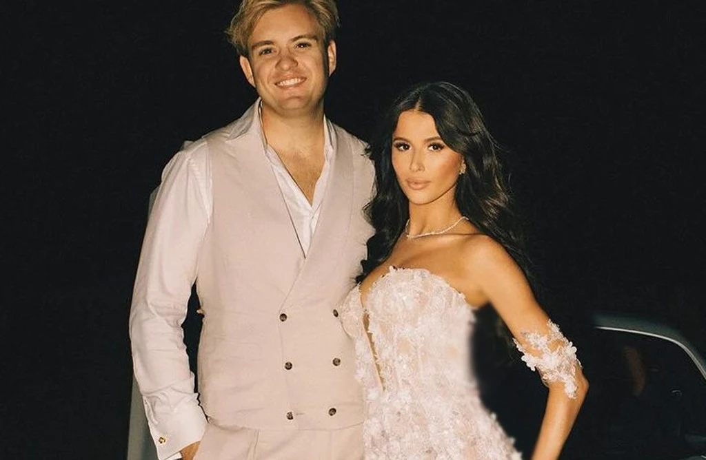 Kevin Mglej i Roxie Węgiel w dniu ślubu /https://www.instagram.com/roxie_wegiel/