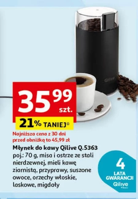 Młynek do kawy Qilive