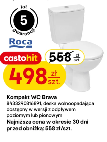 Kompakt wc Roca