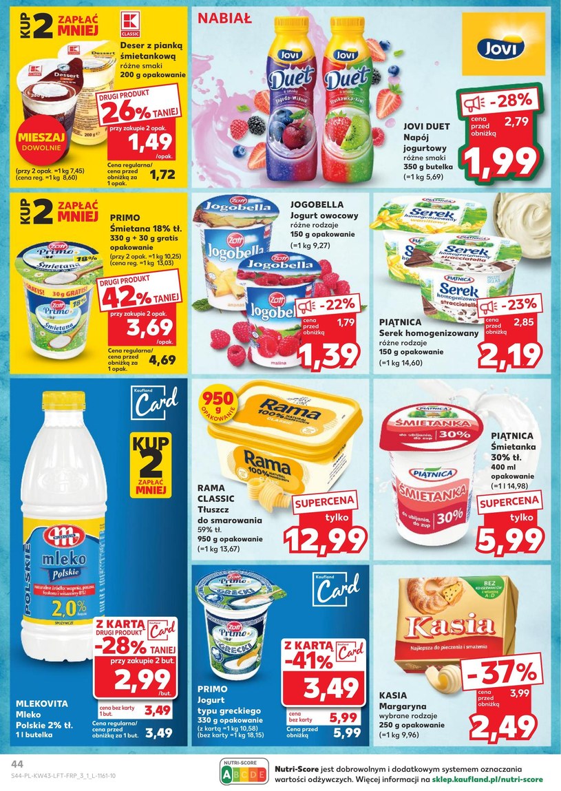 Gazetka: Świeżość i oszczędności na start - Kaufland - strona 44