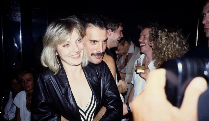 Freddie Mercury w czasie imprezy z okazji 38 urodzin