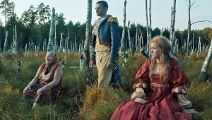 Maria Maj, Jedrzej Bigosinski i Paulina Walendziak w scenie z filmu "Grzyby"