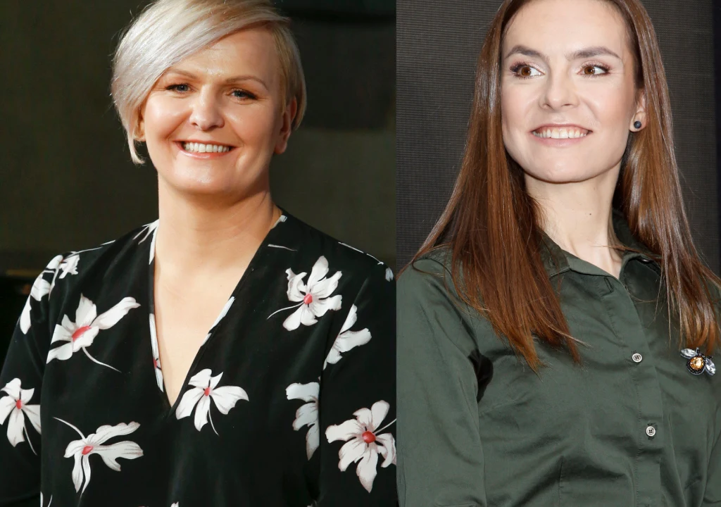Otylia Jędrzejczak i Maja Włoszczowska