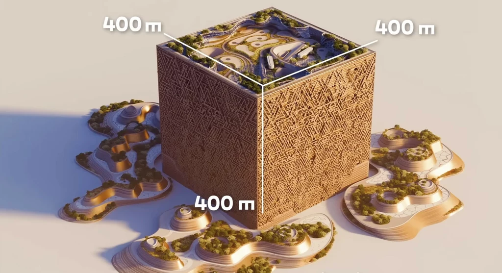 New Murabba będzie gigantycznym sześcianem o boku 400 m
