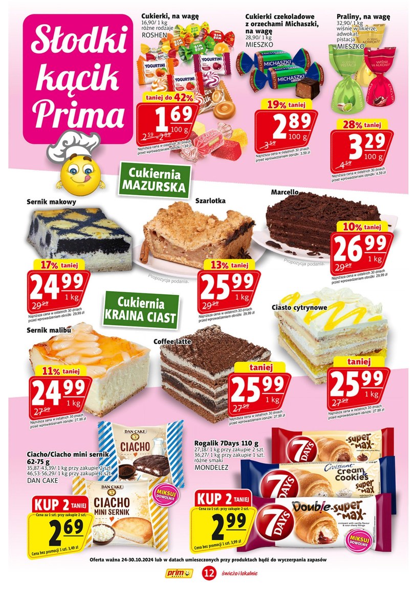 Gazetka: Świeże mięso i pyszne ciasta - Prim Market - strona 12