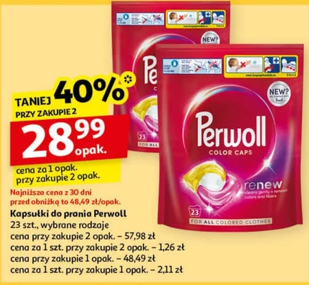 Kapsułki do prania Perwoll