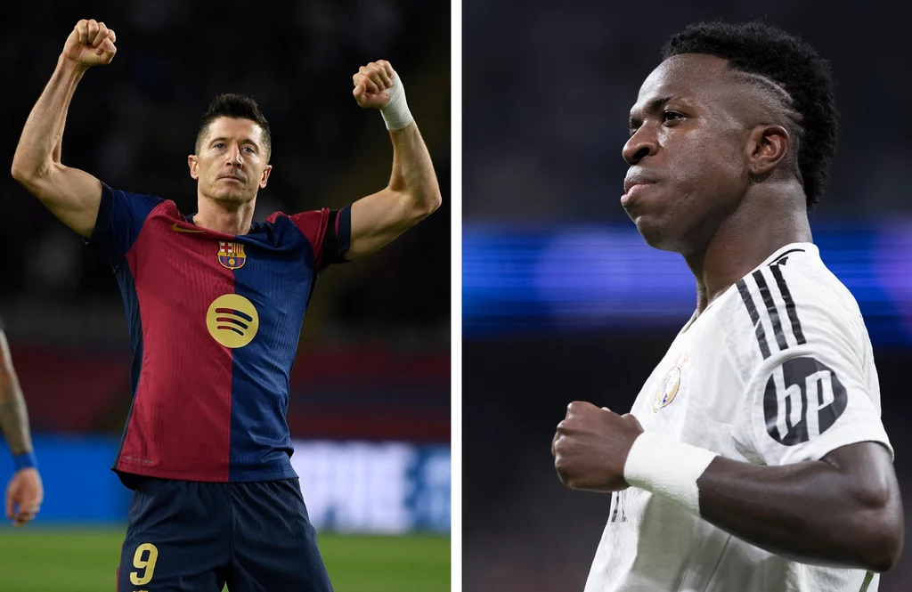 Robert Lewandowski i Vinicius Jr. Robert Lewandowski i Vinicius Jr.