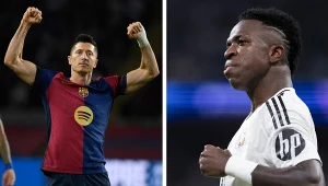 Robert Lewandowski i Vinicius Jr.