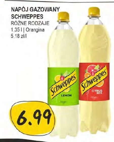 Napój gazowany Schweppes