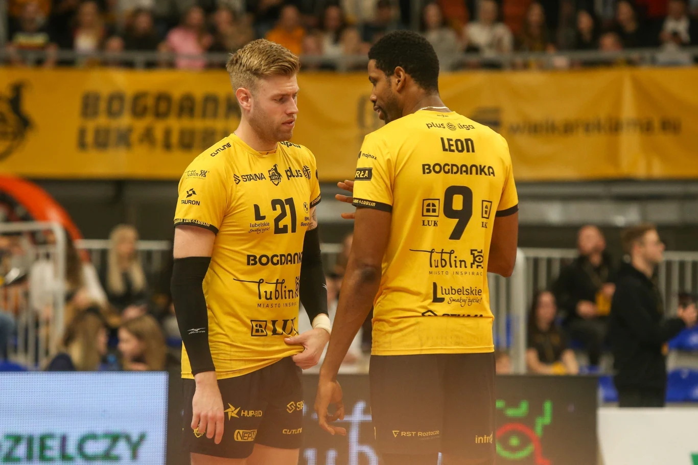 Bennie Tuinstra i Wilfredo Leon, gwiazdy Bogdanki LUK Lublin Bennie Tuinstra i Wilfredo Leon, gwiazdy Bogdanki LUK Lublin