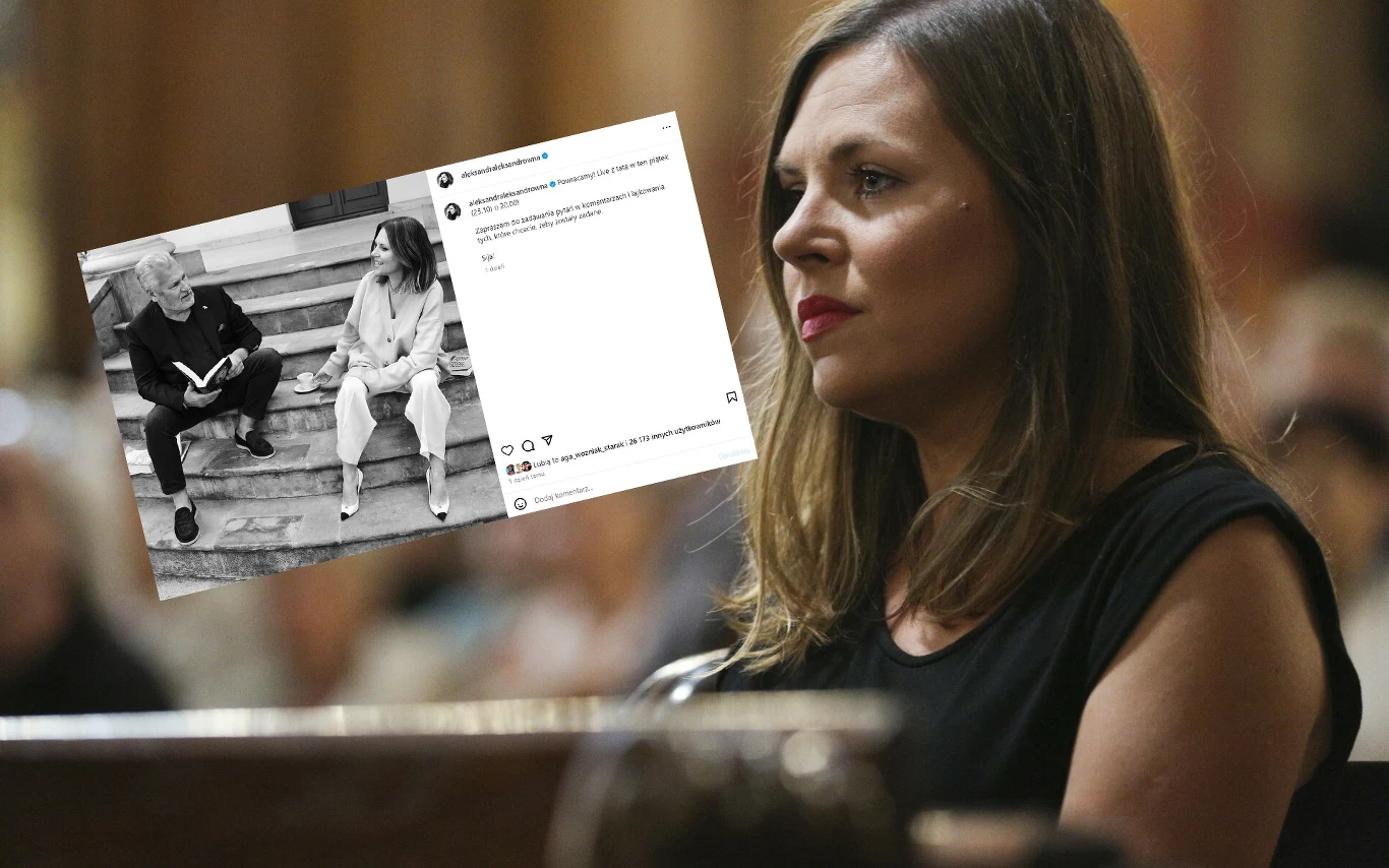 Kwaśniewska ogłosiła ws. ojca /https://www.instagram.com/aleksandraleksandrowna/?hl=pl/ Kwaśniewska ogłosiła ws. ojca /https://www.instagram.com/aleksandraleksandrowna/?hl=pl/