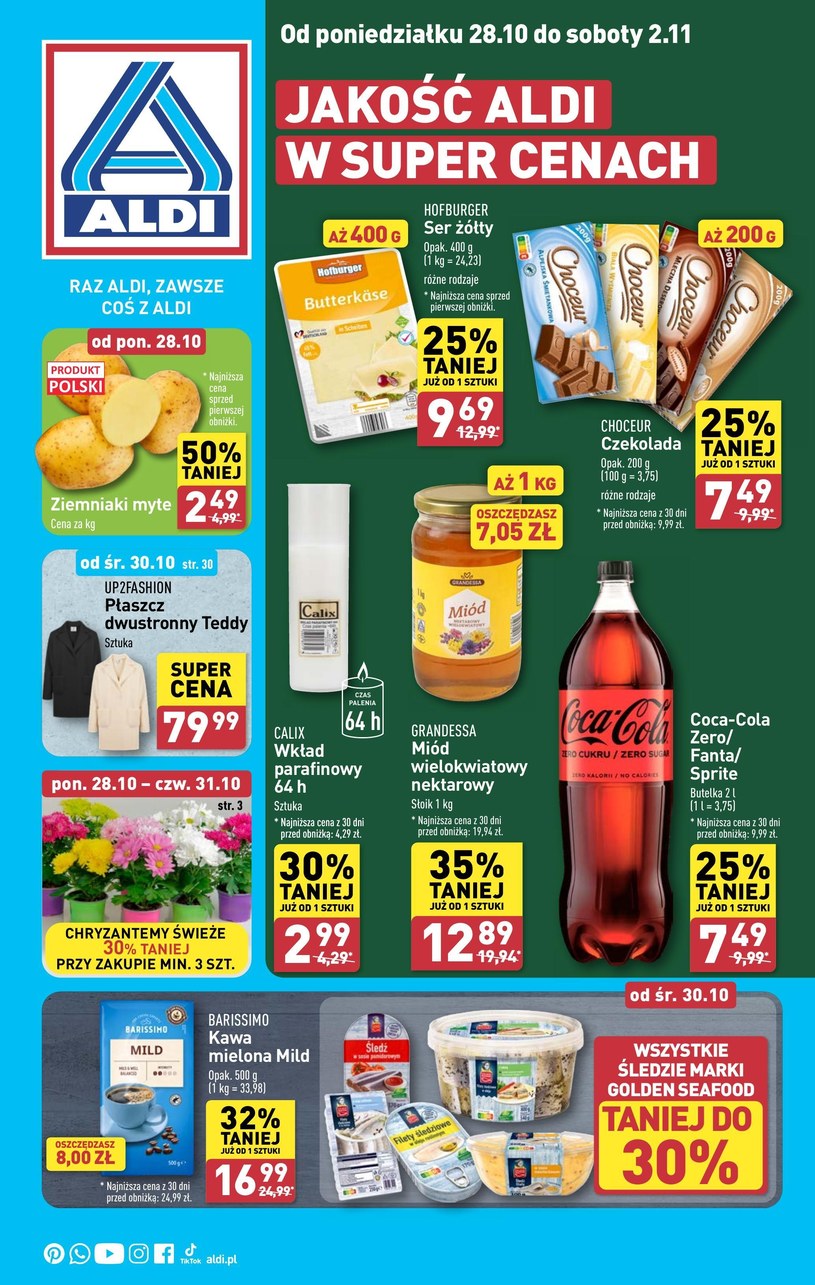 Gazetka promocyjna Aldi - ważna od 28. 10. 2024 do 02. 11. 2024