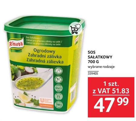 Knorr Professional Sos sałatkowy ogrodowy 700 g