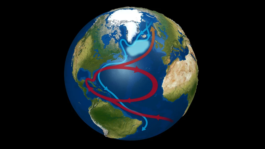 Załamanie AMOC powiększyłoby obszar „zimnej plamy”, która rozwinęła się we północno-wschodniej części Atlantyku
