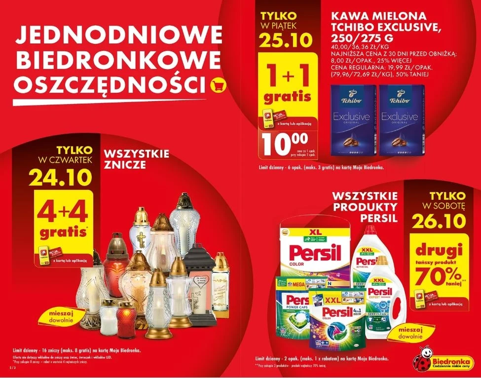 Biedronka oferuje znicze w gratisie! Biedronka oferuje znicze w gratisie!