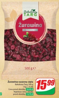 Żurawina suszona Bakaliowy Targ