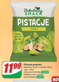 Смажені фісташки Bakaliowy Snack