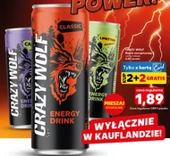 Napój energetyczny Crazy Wolf