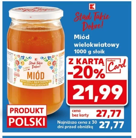 Miód K-Stąd Takie Dobre