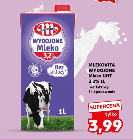 Mleko bez laktozy Mlekovita